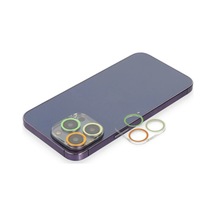 Apple İphone 13 Pro Renkli Kamera Lens Koruma Cam - Sarı-turuncu Belirtilmemiş