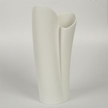 Vitale Beyaz Spiral Vazo 11 18 39 Cm Ak.jm00012 Renkli