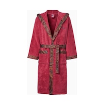 Etro Paisley %100 Pamuk Italyan Tasarımı Bornoz Bordo