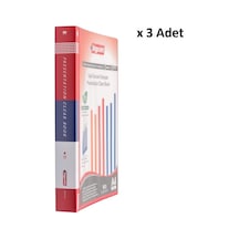 Bigpoint Sunum Dosyası Cepli 60'lı Kırmızı X 3 Adet Diğer