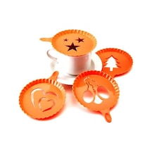 Renkli Kahve Süsleme Şablonları - 8li Magic Süsleme Şablonu