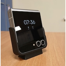 Katlanabilir Telefon Masaüstü Standı - Samsung Galaxy Z Flip Uyumlu Minimalist Tutucu
