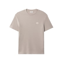 Calvin Klein Ss Waffle Badge Crew, K6b Pembe Erkek T-shirt