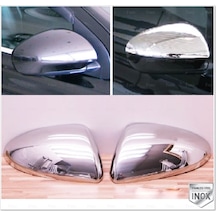 Nissan Qashqai J10 Krom Ayna Kapağı 2 Prç. 2007-2014 P. Çelik
