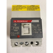 Federal F12S 100A Kompakt Şalter Sabit