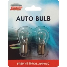 Autokit Oto Ampul 12v 1016 Fren Ve Sinyal Ampulü 2li Set Fa1-107