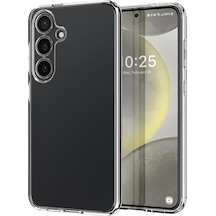 Samsung Galaxy Uyumlu S24 Fe Kılıf Kamera Korumalı Silikon Şeffaf Arka Kapak Şeffaf