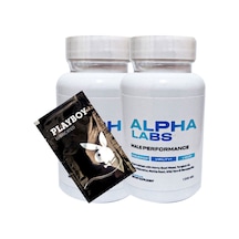 Alpha Labs Erkeklere 2adet 60 Lı Özel Perfor.mans Destekleme Brk:013+ Hediy.e Playboy Kayan Jel