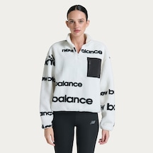 New Balance Lifestyle Kadın Sweatshirt Wnc3623-wt Beyaz