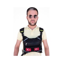 Motorcu Göğüs Çantası Reflektörlü Su Geçirmez Avcı Tüm Bedenlere
