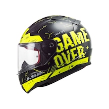 Ls2 Rapid Player Kask Neon Sarı - Siyah