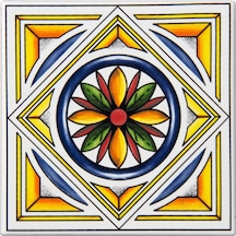 Can Seramik – 10x10 Cm. Cç-60 Kütahya Çini Karo 5'li 1 Paket