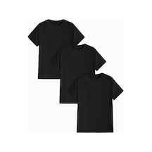 Kadın Bisiklet Yaka Regular Tshırt Spr24tsk30-03 Black