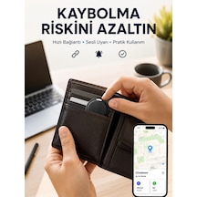 Konum Takip Cihazı Airtag Apple Uyumlu iOS Ve Android Uyumlu Akıllı Eşya Bulucu - Lisinya