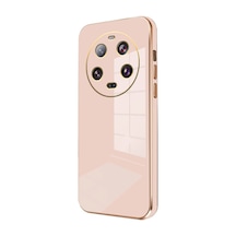 Mi 14 Ultra Kılıf Volet Silikon - Pembe İtdark43850