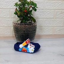 Calx 9041 Lacivert Beyaz Crks Erkek Çocuk Terlik 001