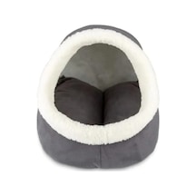 Yıkanabilir Kedi Yuvası - Gri Açik Mavi