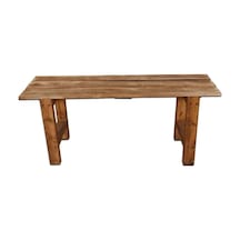 Ahşap Bank Bench Sandalye Mutfak Bank Ceviz 100cm X 30cm Kahverengi