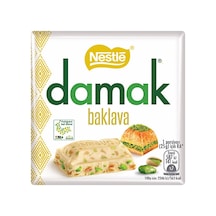 Damak Baklavalı Çikolata 60g - Antep Fıstıklı Çıtır Lezzet 4'li Avantaj Paketi - 4 Adet Tarı