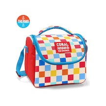 Coral High Kids Çok Renkli Dama Desenli Thermo Beslenme Çantası 37125 Çok Renkli