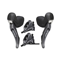 Shimano Grx Bl/st-rx810-br-rx810 Hidrolik Disk Vites Fren Takımı 1x11v+ Siyah