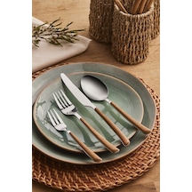 Karaca  Melia Platin 6 Kişilik 24 Parça Çatal Kaşık Bıçak Takımı