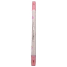 Meyve Kokulu Çift Uçlu Fosforlu Kalem Pastel Renkler-12 Pembe