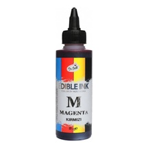 Yenilebilir Yazıcı Gıda Mürekkebi Magenta Kırmızı 115 Ml Pasta Baskı Ve Gıda Yazıcı Mürekkebi