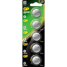 GP CR2430 3V Lityum Blister Düğme Pil 5'li
