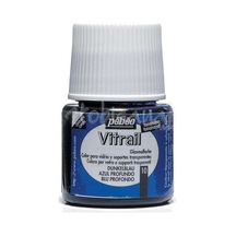 Pebeo Vitrail Şeffaf Cam Boyası 45 ML Lacivert 10