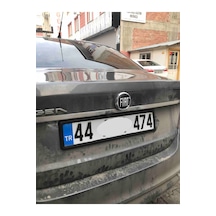 Parlak Siyah Çerçeveli Oto Plakalık Abs Plastik Esnek Piano Black Plakalık 2 Adet
