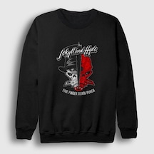 Presmono Unisex Jekyll Hyde Five Finger Death Punch Sweatshirt Siyah