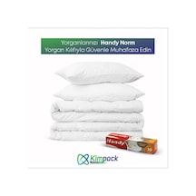 Handy Vakumsuz Şeffaf Yorgan Yastık Battaniye Nevresim Kılıfı Poşeti Torbası - 10 Adetlik 1 Kutu 0
