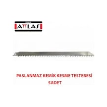 Attlas Paslanmaz Tilki Kuyruğu Kemik Kesme Testeresi 5 Adet
