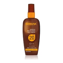 Bebak SPF 20 Koruyucu Bronzlaştırıcı Güneş Yağı Sprey 150 ML