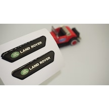 Land Rover Logo Çamurluk Yanı Ve Ayna Metalize Damla Desen 3M Log