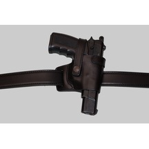 Cz 75, 16'lı Çek, Sarsılmaz Kılıç 2000 Mega, Kılıç 2000 Light, K11, P8 L Deri Tabanca Kılıfı K-052-S