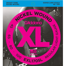 D'addario Exl170Sl Nickel Wound Bass. Light. 45-100. Super Long S