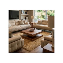 Modern Petra Orta Sehpa Ceviz % 100 Mdf Gri Gri