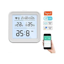 Novahub Wi-fi Sıcaklık Ve Nem Sensörü - Alexa & Google Home, Alarm, Veri Kaydet, Nem Eğrileri