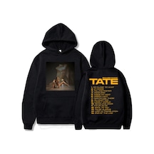 Tarzsokak Siyah Unisex Tate Mcrae Ne Kadar Yakın Albüm Yeni Moda Şarkıcı Grafik Ropa Hombr
