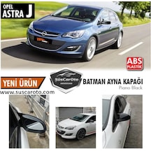 ŞüsCarOto Opel Astra J 2009-2020 Batman Yarasa Ayna Kapağı Piano Black ABS Plastik (00)