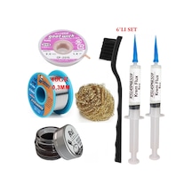 Mechanic Lehim Teli 0,3mm 40gr Havya Uc Temizleyici Rslasm Flux Ve Cp-2015 Lehim Emme Teli Seti1 St08