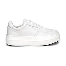 Lufian 122230040 Vanessa Kadın Hakiki Deri Klasik Sneaker Beyaz Beyaz