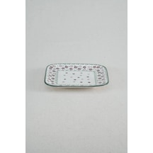 Acar Luise Çiçek Desenli Porselen Tabak 6'lı 19 Cm Çok Renkli