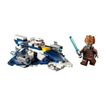 : Klon Savaşları Plo Koon'un Jedi Starfighter Mikro Savaşçısı 75400-6 Yaş Ve Üzeri Çocuklar İçin Minifigür Kokpiti Ve 2 Mermi Atıcı İçeren Yaratıcı Oyuncak Yapım Seti 89 Parça