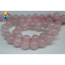 Pembe Kuvars Taşı Dizi 8Mm