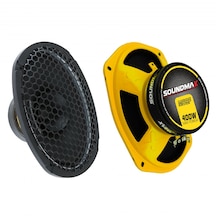 Soundmax Sx-m69f-400w Max-100wrms -profesyonel Oval Midrange