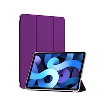 Microsonic Apple Uyumlu iPad Air 4 (2020) Kılıf Slim Translucent Back Smart Cover