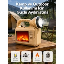 Alev Efektli Güneş Enerjili Lamba Su Geçirmez - Lisinya Çok Renkli 21660526